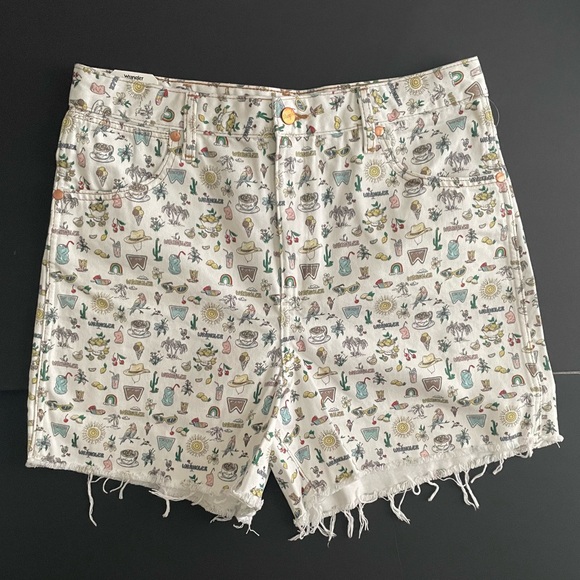 WRANGLER WOMEN'S DONNA HIGH RISE Denim Shorts NWT - Picture 7 of 12